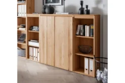 Aktenschrank 80x121cm 'Office' Wildeiche geölt