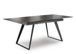 Auszugstisch 160(200)x90cm 'Amalfi' Steinoptik U-Gestell