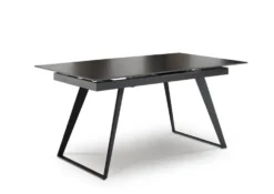 Auszugstisch 160(200)x90cm 'Amalfi' Steinoptik U-Gestell