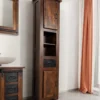 Badhochschrank 45x185cm 'Bayamo' Mango & Eisen