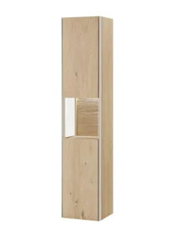 Badhochschrank 39x173cm inkl.Beleuchtung 'Avallon' Wildeiche geölt & creme Links