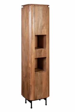 Badhochschrank 45x190cm 'New Orleans' Mango honigfarben