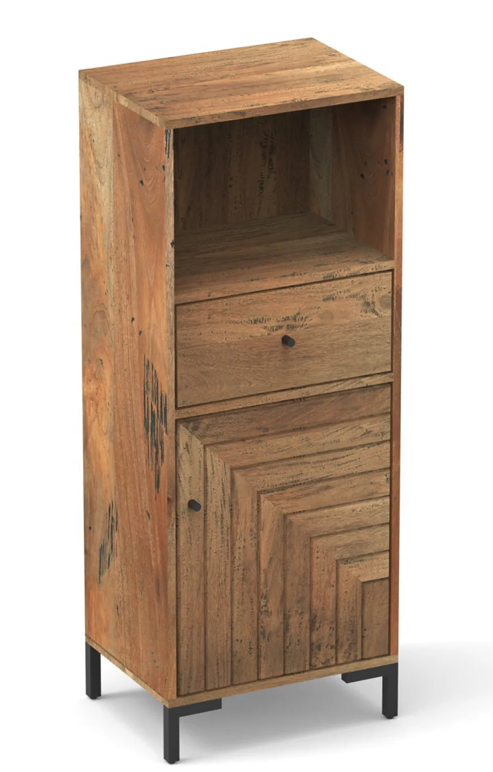 Badmidischrank 45x110cm 'Dreams' Mango massiv