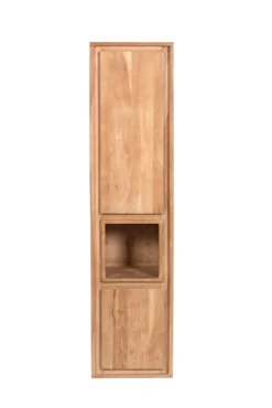 Badmidischrank 32x131cm 'Quadro' Akazie massiv hängend