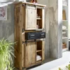 Badmidischrank 68x137cm 'Railroad' Mango & Eisen