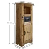 Badmidischrank 45x111cm 'Railroad' Mango & Eisen