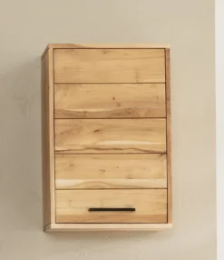 Badoberschrank 40x60cm 'Albany' Akazie massiv lackiert