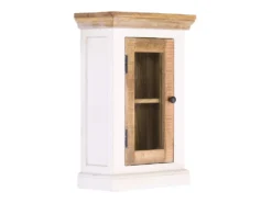Badoberschrank 45x65cm 'Nizza' Mango weiß natur