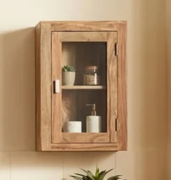 Badoberschrank 45x73cm 'Oxford' Sheesham massiv