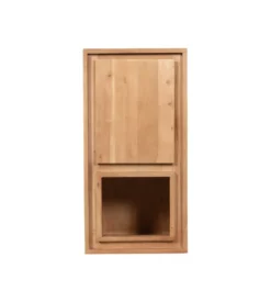 Badoberschrank 32x64cm 'Quadro' Akazie massiv