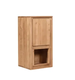 Badoberschrank 32x64cm 'Quadro' Akazie massiv