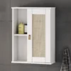 Badoberschrank 52x70cm 'Seattle' Kiefer massiv weiß