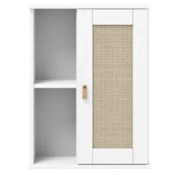 Badoberschrank 52x70cm 'Seattle' Kiefer massiv weiß
