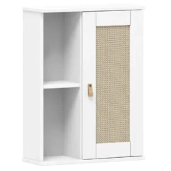 Badoberschrank 52x70cm 'Seattle' Kiefer massiv weiß