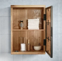 Badoberschrank 42x60cm 'Timbero' Eiche massiv