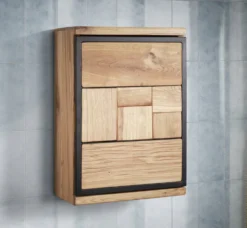 Badoberschrank 42x60cm 'Timbero' Eiche massiv