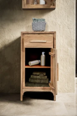 Badunterschrank 44x87cm 'Pure' Akazie massiv