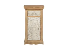Badunterschrank 45x70cm 'Tibet' Mango natur & weiß antik