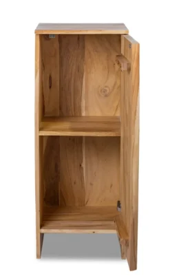 Badunterschrank 35x90cm 'Wing' Akazie honig massiv