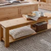 Bank 140cm 'Anne' Kiefer eichefarbig SZ-0079