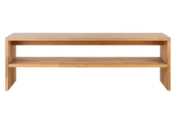 Bank 130cm 'Cleveland' Wildeiche massiv geölt