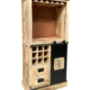 Barschrank 84x177cm 'Mark' Mango & Eisen