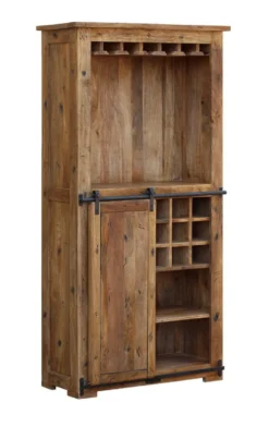 Barschrank 85x170cm 'Railroad' Mango & Eisen