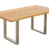 Baumtisch 200x100cm 'Amber II' Wildeiche massiv