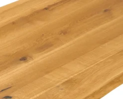 Baumtisch 200(260)x100cm 'Amber II' Wildeiche massiv