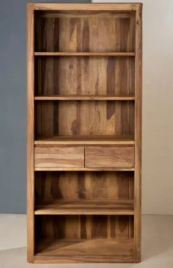 Bücherregal 90x205cm "Indian Sunset" Sheesham