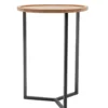Beistelltisch 50x70cm 'Lissabon' Wildeiche Metall schwarz