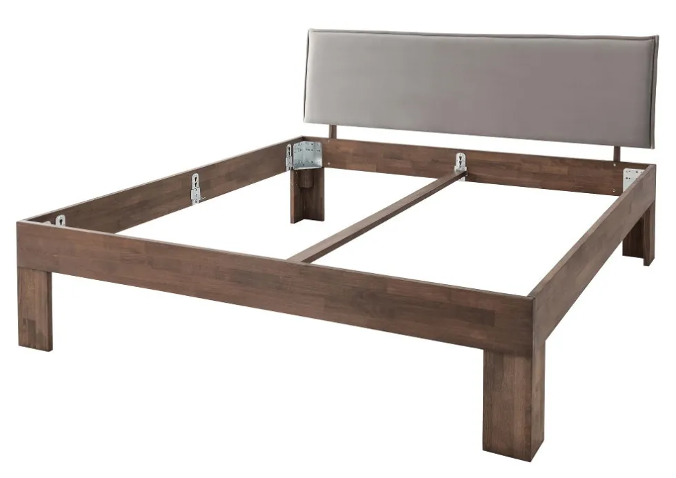 Bett mit 2 Schubkästen 'Grace II' 200x200cm Wildeiche geölt