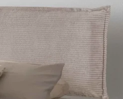 Bett Wildeiche Kopfteil creme oder braun 'Modena' verschiedene Breiten 160x200cm Kopfteil braun