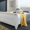 Bett 100x200cm "Mailand-Weiß" Kiefer weiß SZ-0132