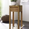 Blumensäule 90cm "Indian Sunset" Sheesham