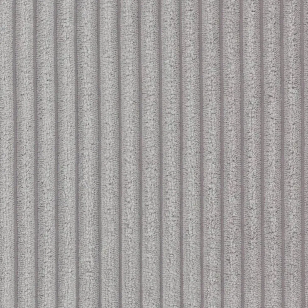 Boxspringbett inkl. Topper 'Olivia' verschiedene Größen Cordstoff grau 180 x 200 cm
