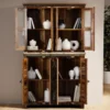 Buffet 122x203cm 'Hawkins' recyceltes Altholz mehrfarbig lackiert