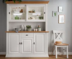 Buffet 160x199cm "Jale" Kiefer & Eiche massiv WZ-0622