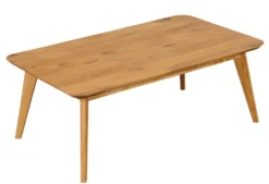 Couchtisch 'Bern' 110x65cm Wildeiche massiv geölt