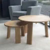 Couchtisch 70cm 'Oslo' Wildeiche massiv geölt
