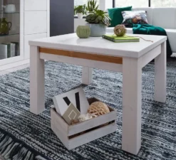 Couchtisch 70cm "Porto" Kiefer weiß