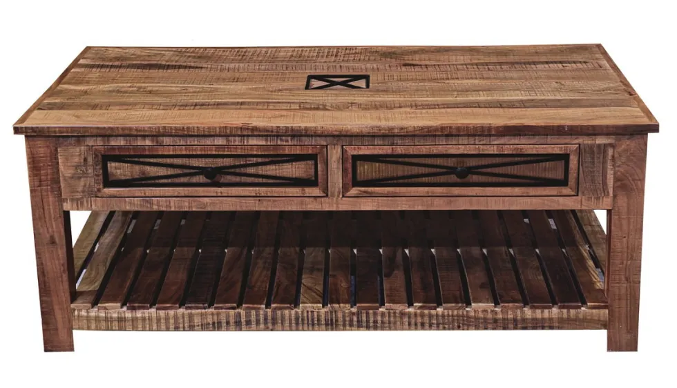 Couchtisch 80x140cm "Cordoba"' Akazie massiv lackiert