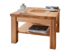 Couchtisch 70x70cm 'Danzig' Kernbuche geölt