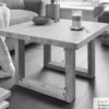 Couchtisch 70x70cm "Dover" Wildeiche geölt WZ-0169