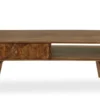 Couchtisch 115x55cm 'Kalani' Mango massiv braun lackiert