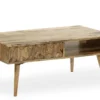 Couchtisch 115x55cm 'Kalani' Mango massiv natur lackiert