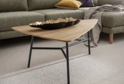 Couchtisch 110x75cm 'Lissabon' Wildeiche Stahl schwarz