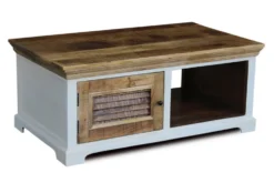 Couchtisch 120x70cm 'Nizza' Mango weiß natur
