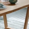Couchtisch 110x75cm 'Robin I' Wildeiche & Metall schwarz