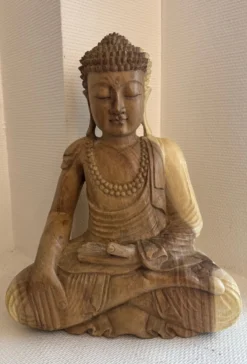 Deko-Figur 30x40cm "Buddha" Massivholz
